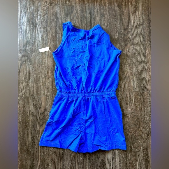 Amazon Essentials  - Women's Studio Terry Fleece Romper - Blue - Medium​​​​ - Picture 4 of 6